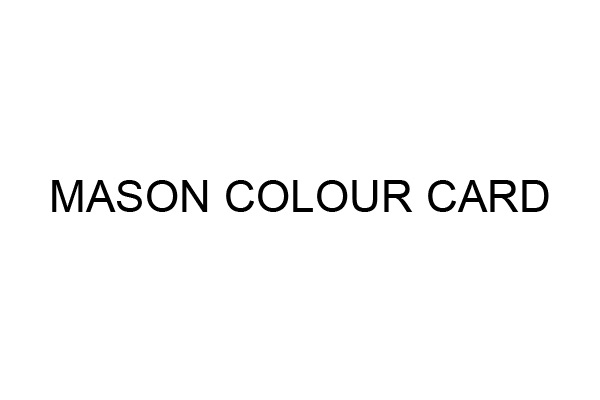 Code peinture Mason Colour Card MASON COLOUR CARD